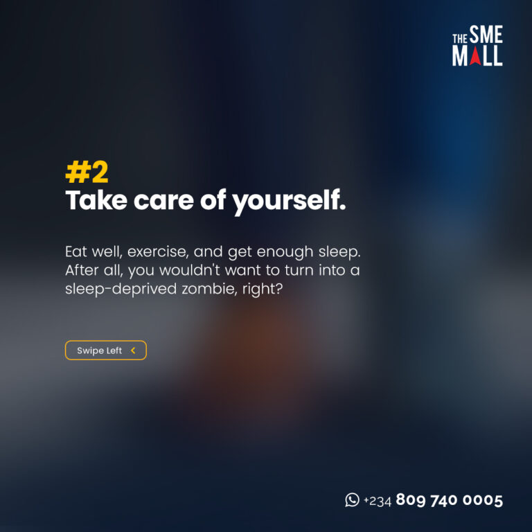 Take care of yourself