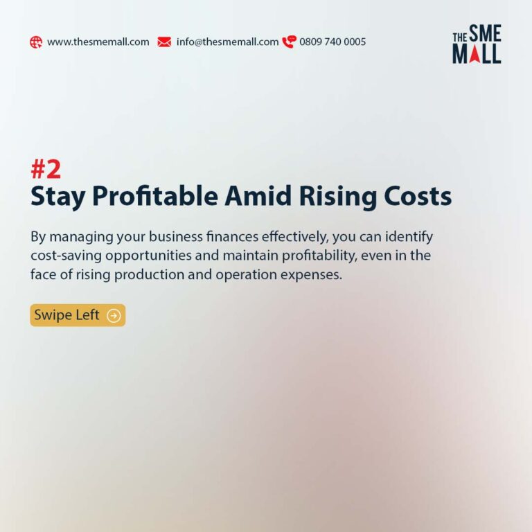 Stay Profitable amid rising costs