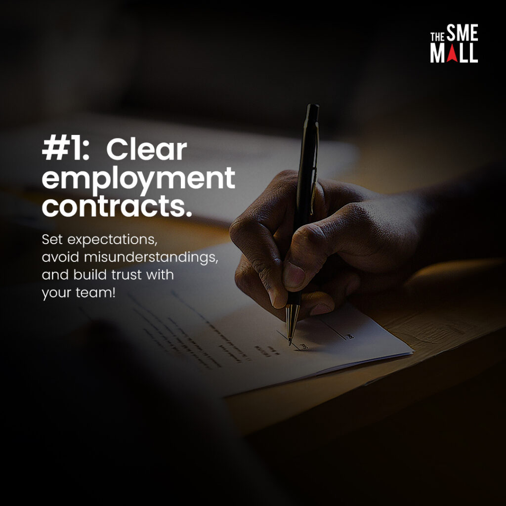 Clear employment Contracts