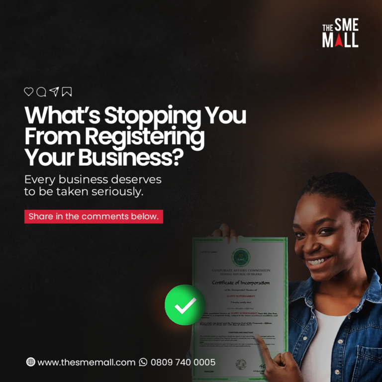 Wats stopping you from registering your business